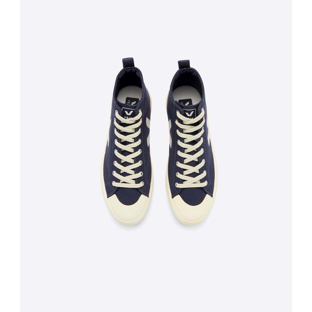 Veja NOVA HT CANVAS Men's High Tops Blue | NZ 104DFM